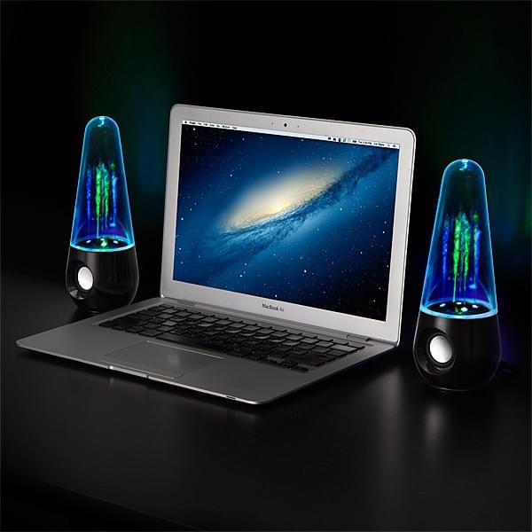 speakers in use with macbook