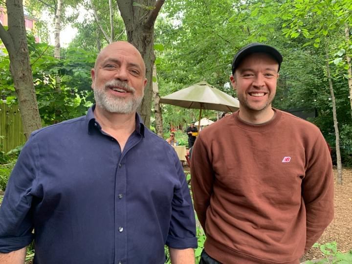 Steven Overman with Social Founder Will Stewart, Steven Overman with Social Founder Will Stewart,