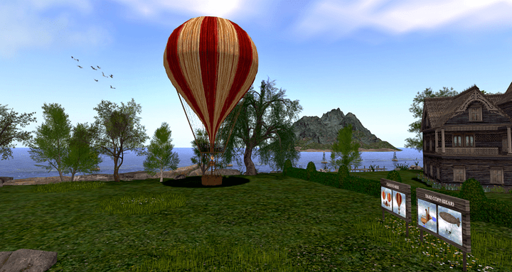 Coopersville Hot Air Balloon Park in Kitely Virtual World