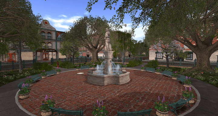 Coopersville Town Square  in Kitely Virtual World