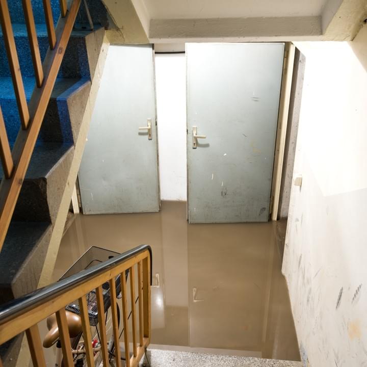 Überschwemmung im Keller Hochwasser