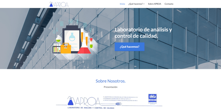 web de laboratorioaproa.com