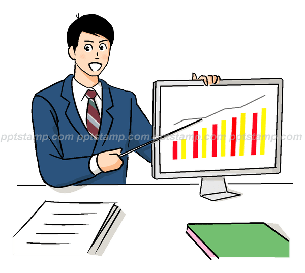 パワポスタンプは一目瞭然！