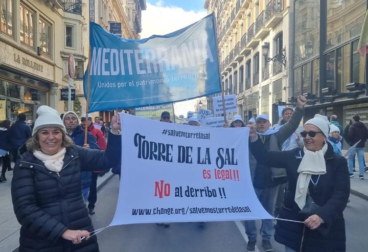 Manifestacion Mediterrania Madrid Toore la sal es legal No al deribo