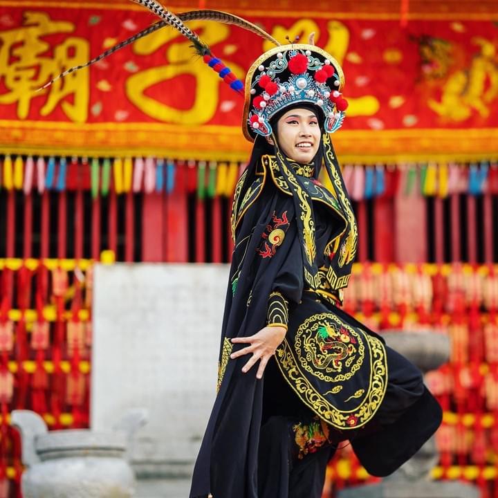 姜潤の変面ショーin長崎ランタンフェスティバル