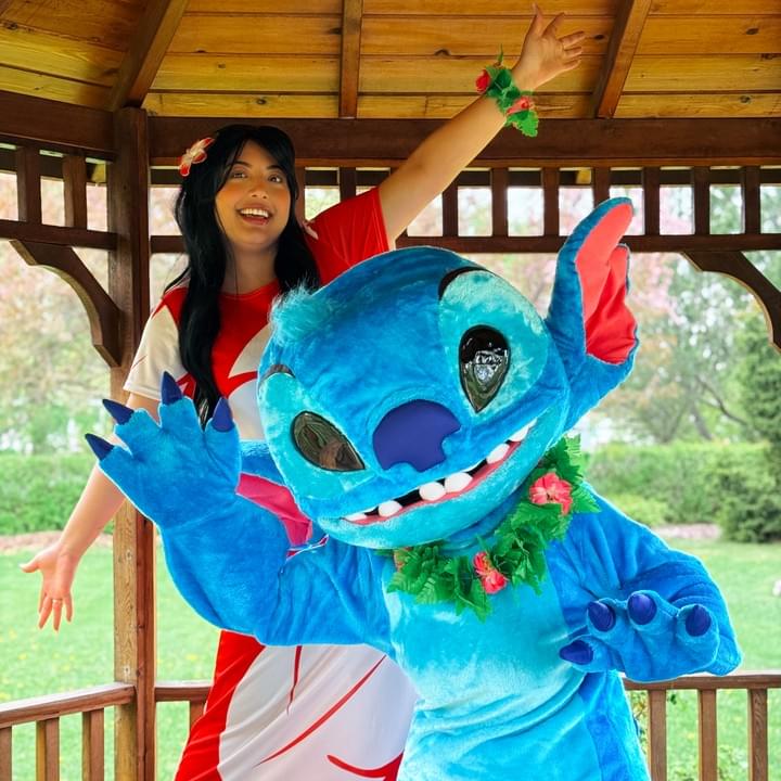 Lilo And Stitch Mascot Character Performer Kids Birthday Party in Edmonton