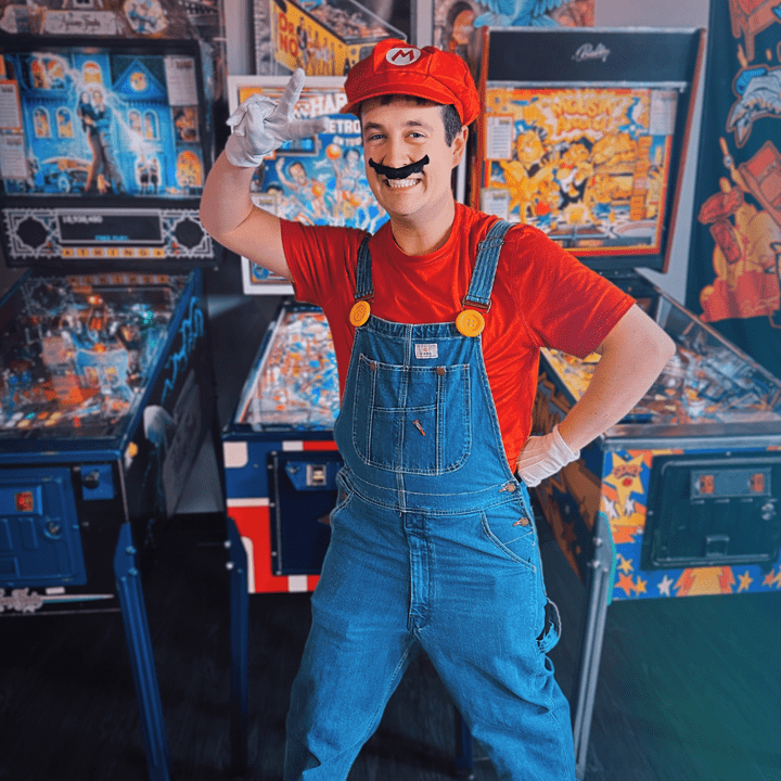 Super Mario Mascot Nintendo Character Performer Kids Birthday Party in Edmonton
