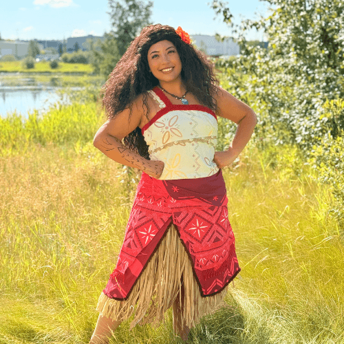 Disney Princess Moana Character Performer Kids Birthday Party in Edmonton