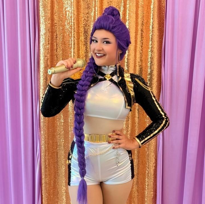 Rumi Kpop Demon Hunters Star Character Performer Kids Birthday Party in Edmonton