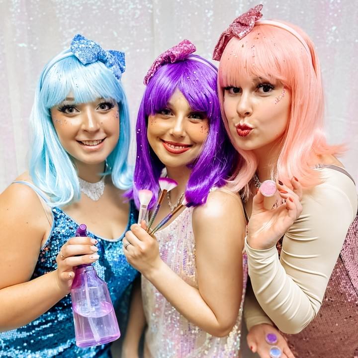 Glitter Tattoo Artist Makeover Character Performer Kids Birthday Party in Edmonton