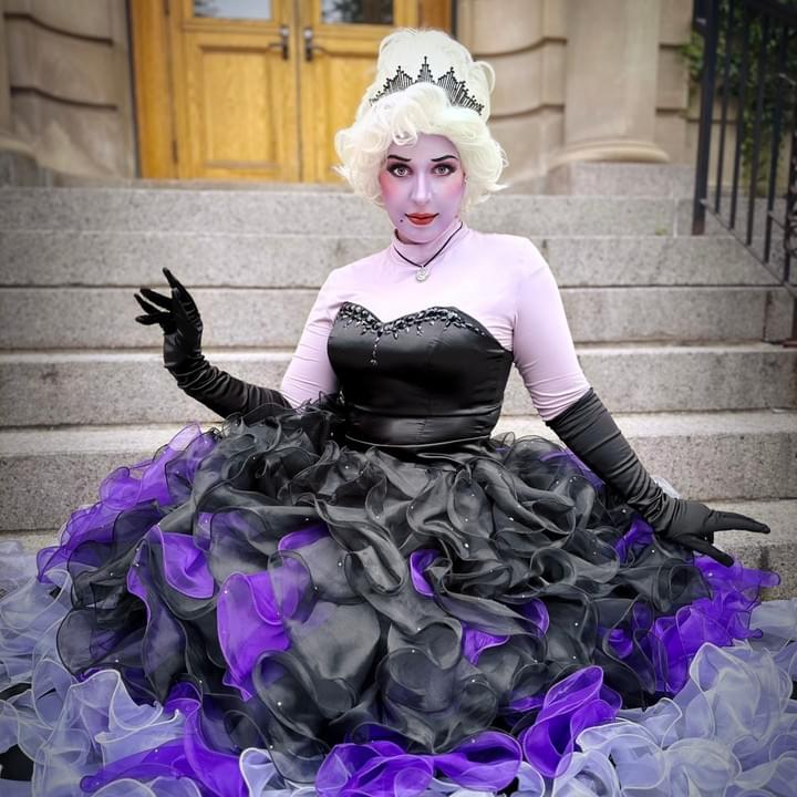 Ursula Sea Witch Little Mermaid Halloween Villain Characters Edmonton Live Entertainment 