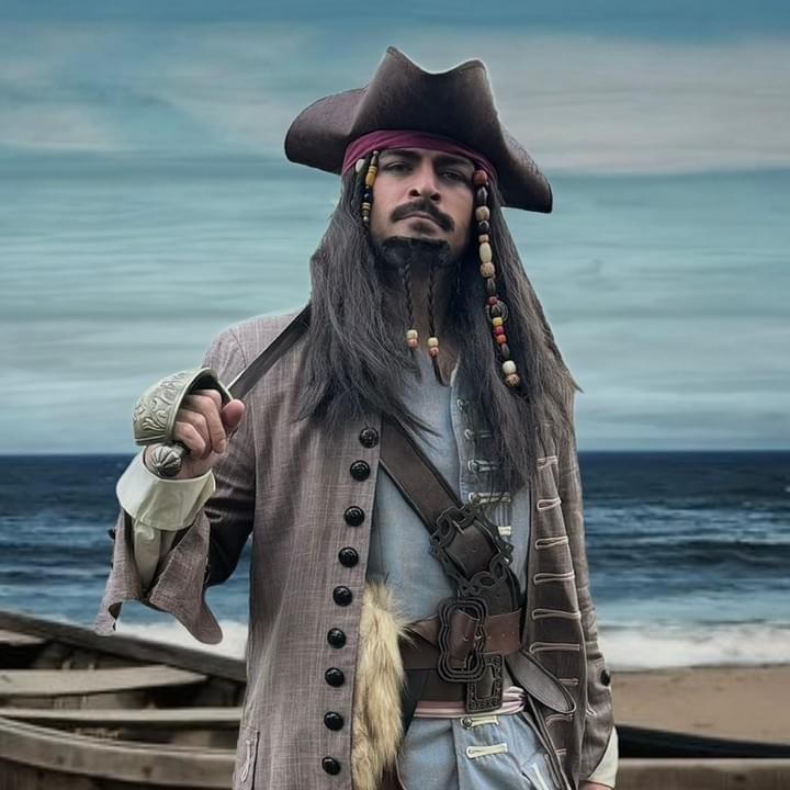 Captain Jack Sparrow Pirate Character Performer Kids Birthday Party in Edmonton