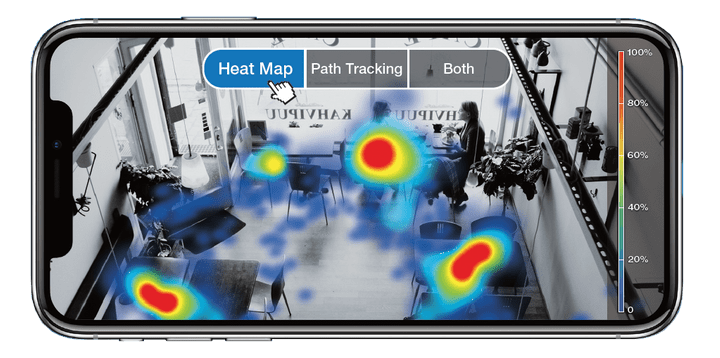 gender biometric analytics displayed on the soteria app