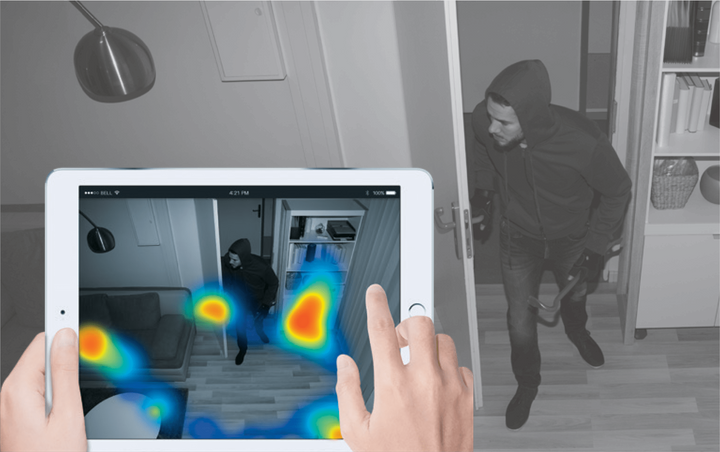 heat maps produced from amaryllo app