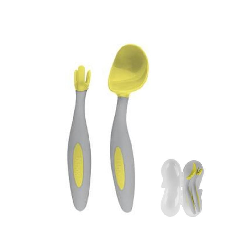 bbox專利湯匙叉子組(檸檬黃)