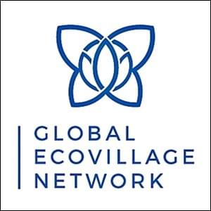 deep blue butterfly and globe reminiscent of united nations logo symbol sketch, Global Ecovillage Network deep blue butterfly and globe reminiscent of united nations logo symbol sketch, Global Ecovillage Network