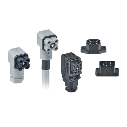 HIRSCHMANN 德国赫斯曼, 矩形连接器, 赫斯曼插头, 电控液压插头, GO 6 WF, GO 60 FAV M, GO 60 UM, GO 60 WF bk