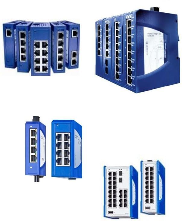 Hirschmann德国赫斯曼以太网交换机, 无线WLAN, SPIDER 系列非网管交换机, Unmanaged Industrial Ethernet Switches  