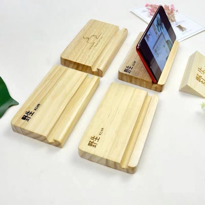 1 Pc Phone Holder Wooden Phone Support