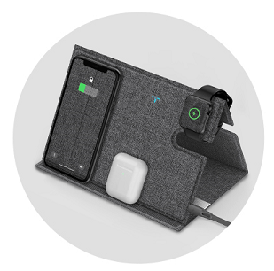3 in 1 foldable wireless charger