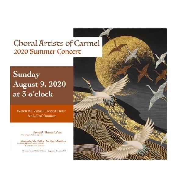 Choral Artists of Carmel, Summer 2020