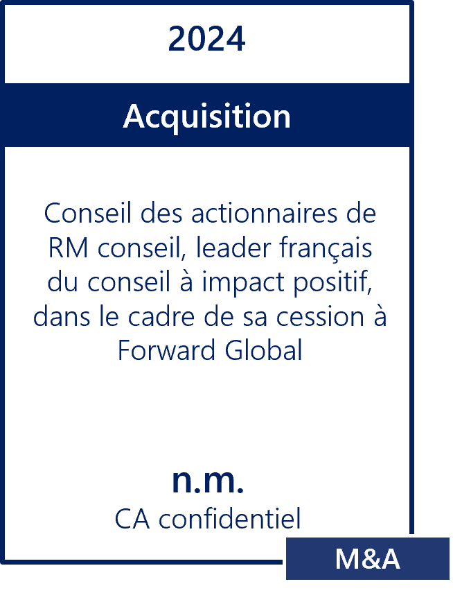 RM conseil Cession Conseil Impact Positif