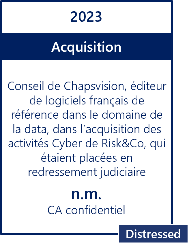 Acquisition ChapsVision Risk&Co Cyber Data
