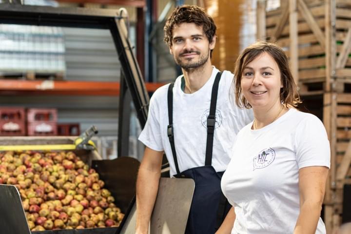 marion et jeremy qui ont créé la cidrerie hic à Villenave d'Ornon en Gironde