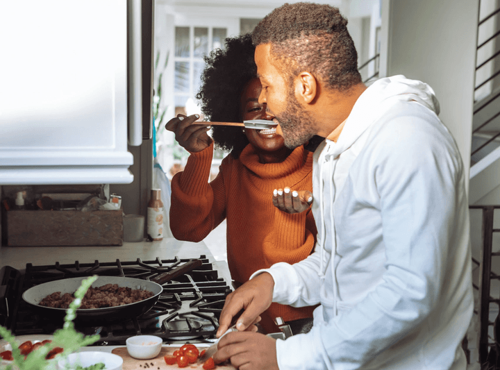 woman floating over water