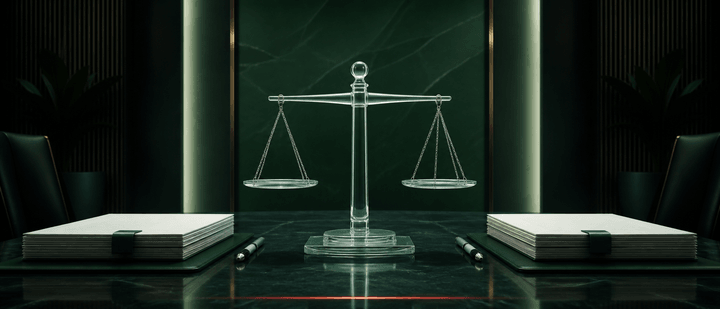 A calm corporate work environment reflecting impartiality and independence in URS Jordan services, with visual elements suggesting professional separation between training and certification, conflict-of-interest controls, and clear roles within a disciplined framework.