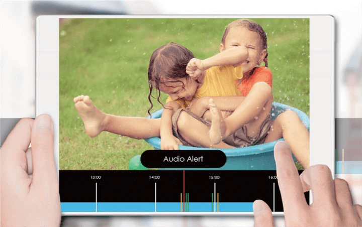 Zeus camera can pan and tilt and viewed from amaryllo app