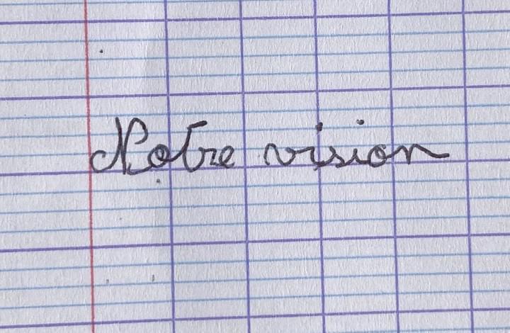 nous souhaitons partager notre vision du monde