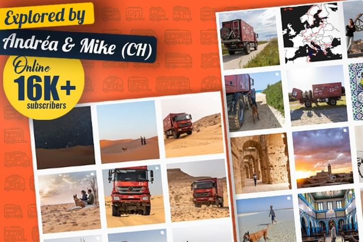 4-xtremes exploring Tunisia, Africa with 4x4 expedition truck, Andrea Kammermann, Mike Kammermann