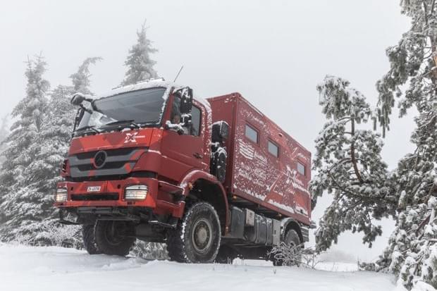 4-xtremes winter expedition with 4x4 expedition truck, Andrea Kammermann, Mike Kammermann