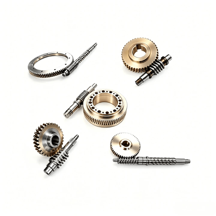 Custom worm and worm gear set