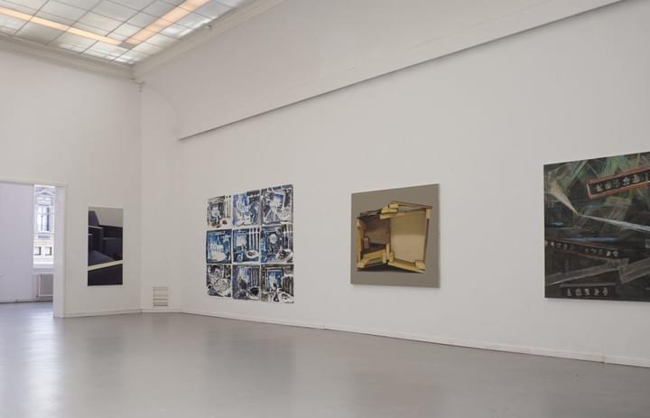 DOOR SCHILDERSOGEN / FROM A PAINTERS PERSPECTIVE - Installation view: Arnout Killian, Frenk Meeuwsen, Andre Roiter, Roger Cremers