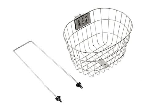 フロントバスケット、ミニペロに簡単取付