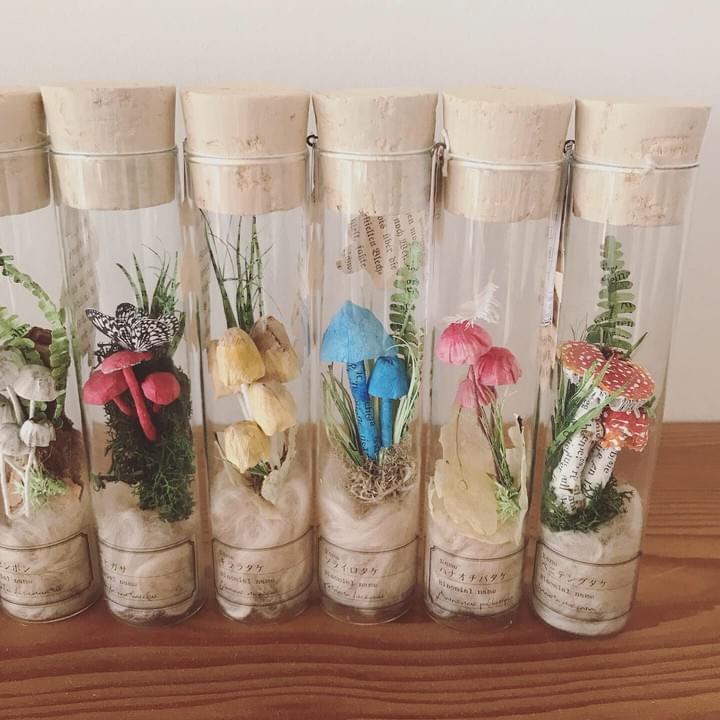 ペーパーボタニカルアート ハンドメイド ペーパーフラワー イベント作品 2020年 ペーパーボタニカルアート ハンドメイド ペーパーフラワー イベント作品 2020年