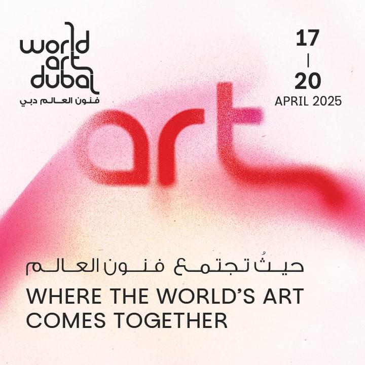 Exhibiting my artworks and the concept of my selected art installation Birds of Peace at the World Art Dubai 2025