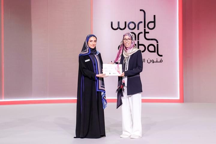 Winning the 2nd prize for my art installation Birds of Peace, organized by Dubai Culture and World Art Dubai 