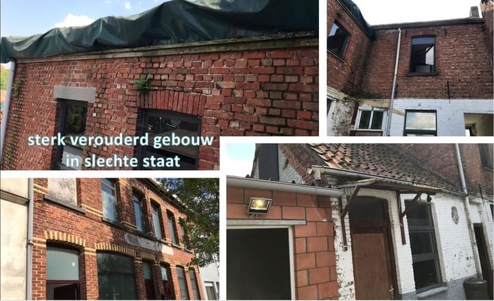sterk verouderd gebouw met veel gebreken sterk verouderd gebouw met veel gebreken