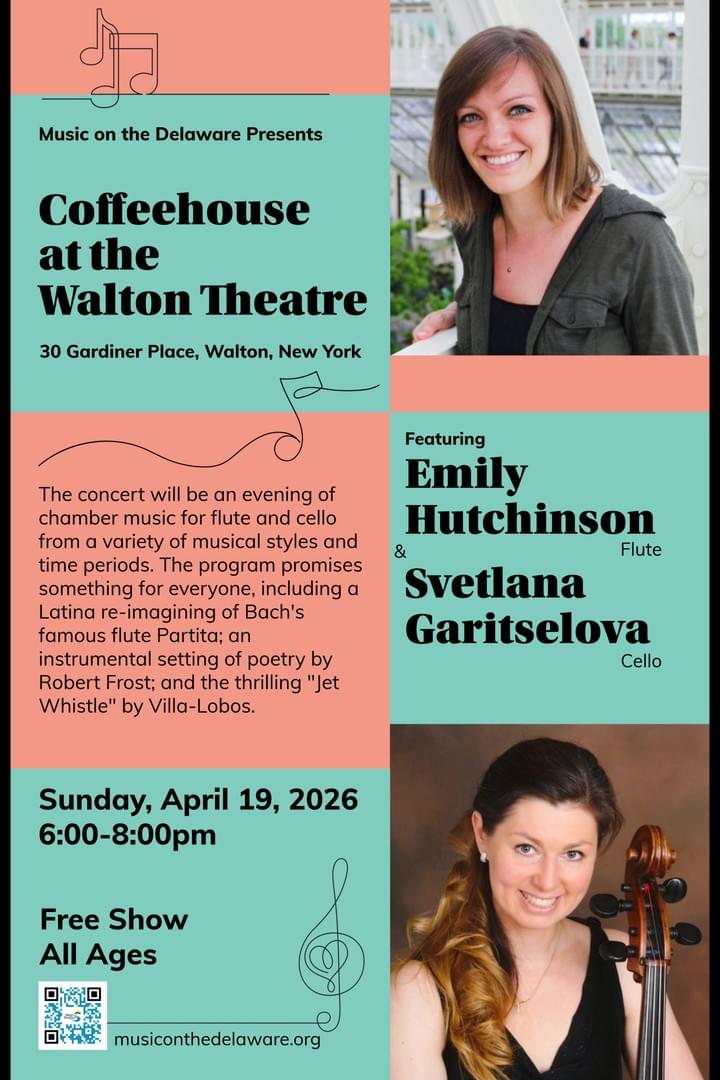 Emily Hutchinson & Svetlana Garitselova Coffeehouse poster