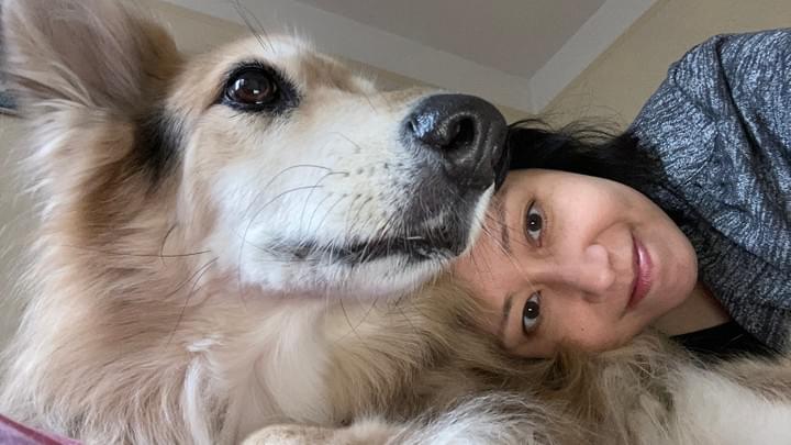 Andrea Deierlein with her teacher Frans Stiene