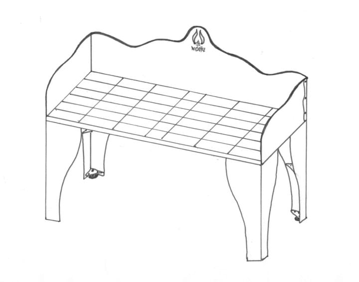 Large Asado Fire Table