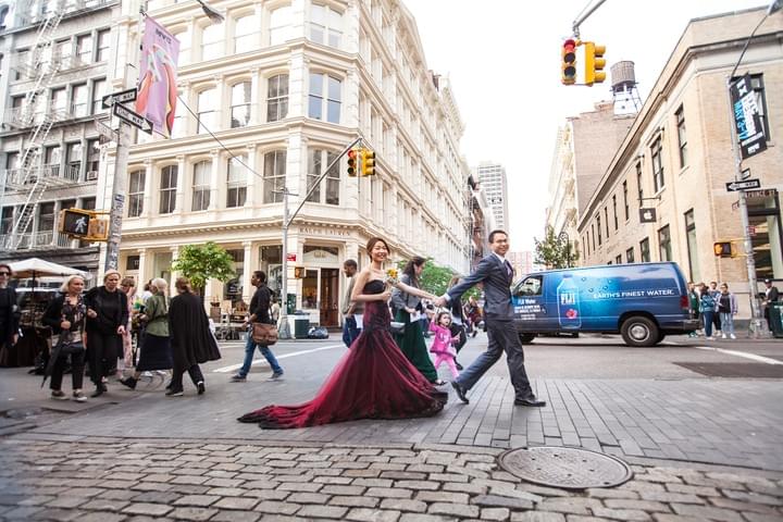 Brooklyn Bridge New York Wedding Photo by Vacation Photographer of PicVoyage