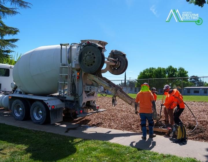 James Marshall Park security lighting upgrade by Modesto Executive Electric in Modesto, California