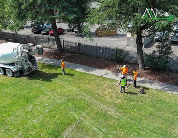 New LED pathway lighting at James Marshall Park by Modesto Executive Electric