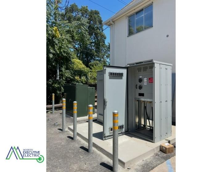 Modesto Executive Electric electrical retrofit in veteran student housing conversion at University of the Pacific Stockton CA