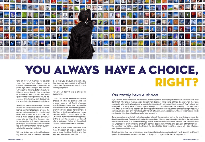 PDF you always have a choice