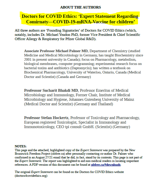 Expert Statement by Doctors for COVID Ethics for EU lawsuit to prevent vaccination of adolescents w/mRNA vaccines